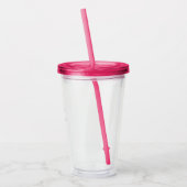 Elegantes personalisiertes Hochzeitsgeschenk, mode Acryltrinkbecher (Links)