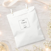 Elegantes personalisiertes Hochzeitsgeschenk, mode Geschenktütchen (Ausgeschnitten)