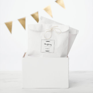 Elegantes personalisiertes Hochzeitsgeschenk, mode Geschenktütchen