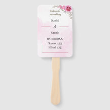 Elegantes Personalisiertes Hochzeitsprogramm für R