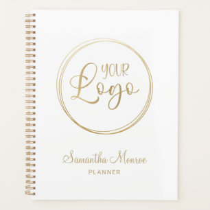 Elegantes Personalisiertes Logo für Gold Script Planer