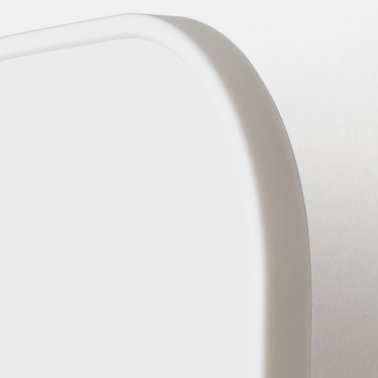 Elegantes Personalisiertes Monogramm aus Weiß und Pickleball Schläger (Linke Seite)