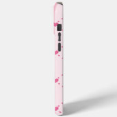 Elegantes personalisiertes Monogramm Case-Mate iPhone Hülle (Rückseite / Links)