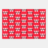 Elegantes Personalisiertes Monogramm Name Bright R Geschenkpapier Set (Vorderseite)