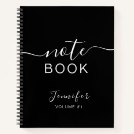 Elegantes Personalisiertes Notebook - Ihr Name Notizblock