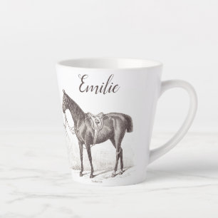 Elegantes personalisiertes Reitsport Antiquität Pf Milchtasse