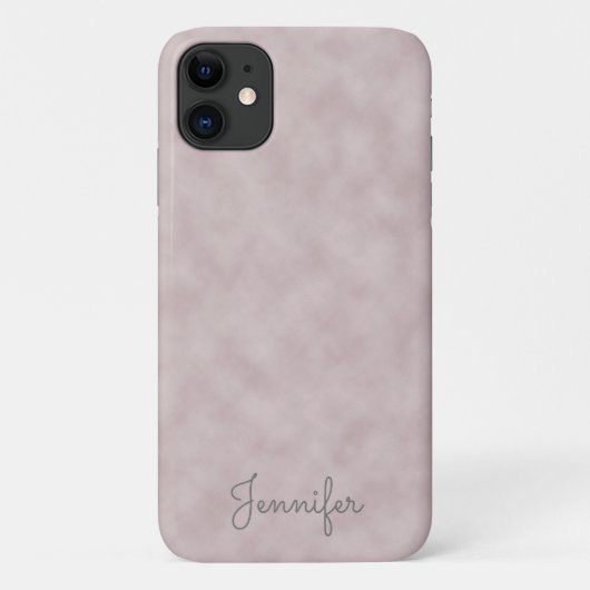 Elegantes Personalisiertes Rose-Farbpapier Case-Mate iPhone Hülle (Rückseite)