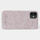 Elegantes Personalisiertes Rose-Farbpapier Case-Mate iPhone Hülle (Rückseite (Horizontal))