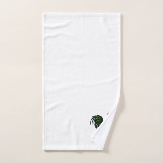 Elegantes Personalisiertes Roster-Huhn Badhandtuch Set (Handtuch)