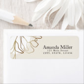 Elegantes Personalisiertes Rücksendeadresse-Label (Insitu)