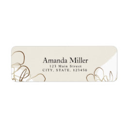 Elegantes Personalisiertes Rücksendeadresse-Label