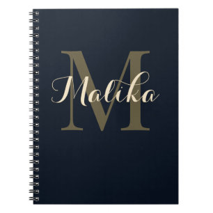 Elegantes personalisiertes Spiralnotizbuch mit Mon Notizblock