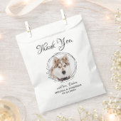 Elegantes Pet Foto Vielen Dank, dass Sie Hund Leck Geschenktütchen (Ausgeschnitten)