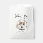 Elegantes Pet Foto Vielen Dank, dass Sie Hund Leck Geschenktütchen (Vorderseite)