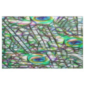Elegantes Pfauendruckgewebe Stoff (Fat Quarter (45,7 x 55,9 cm))