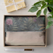 Elegantes Pfauenfloral Dekoupage Tissue Seidenpapier (Geschenk)
