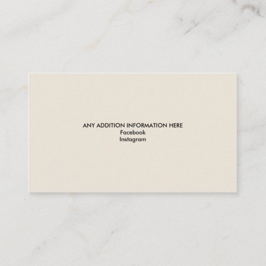 Elegantes Pferd Florenz Pferdefleisch Visitenkarte (Rückseite)