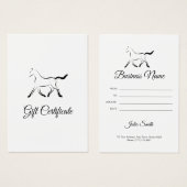 Elegantes Pferd in schwarzer Farbe (Vorne & Hinten)