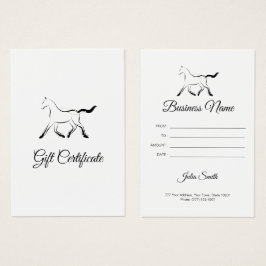 Elegantes Pferd in schwarzer Farbe