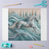 Elegantes Pferd, Pferd, Decoupage, Seidenpapier (Basteln)
