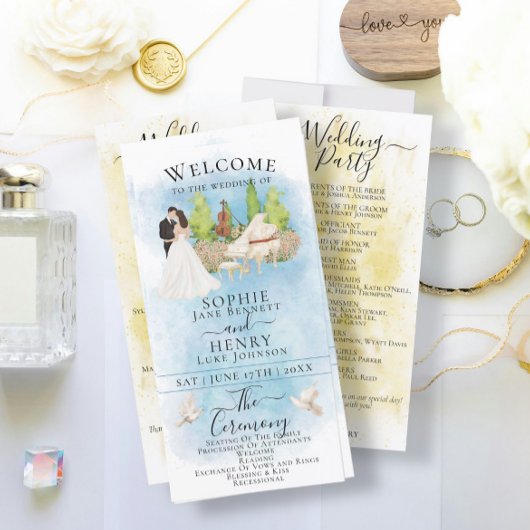 Elegantes Piano |Hochzeitsprogramm für Geigen Dove