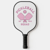 Elegantes Pickleball Monogramm-Design Pickleball Schläger (Vorderseite)