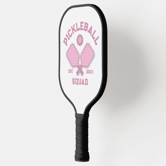 Elegantes Pickleball Monogramm-Design Pickleball Schläger (Links)