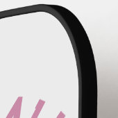 Elegantes Pickleball Monogramm-Design Schläger (Linke Seite)