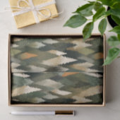 Elegantes Pine Tree Muster | Rustikaler Wald Seidenpapier (Geschenk)