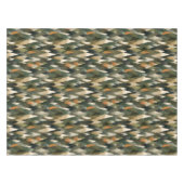 Elegantes Pine Tree Muster | Rustikaler Wald Tischdecke (Vorderseite (Horizontal))