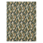 Elegantes Pine Tree Muster | Rustikaler Wald Tischdecke (Vorderseite)