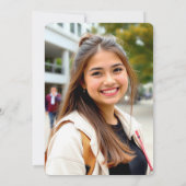 Elegantes Pink Bow Quinceañera Foto Save The Date (Rückseite)