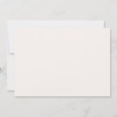 Elegantes Pink Coquette Bow Girl Baby Shower Foto Dankeskarte (Rückseite)