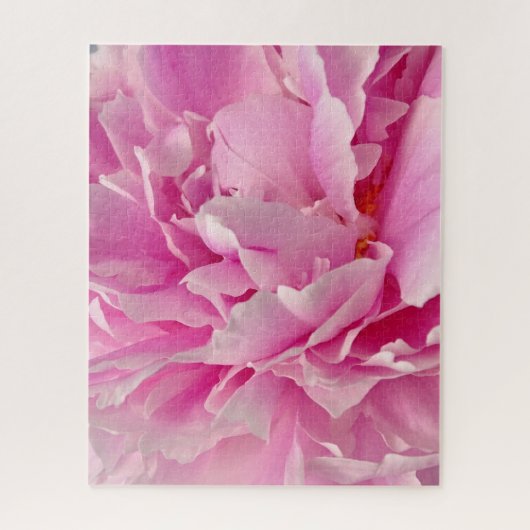Elegantes Pink Peony Foto Puzzle (Vertikal)