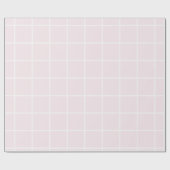 Elegantes Pink Square Wrapping Paper Geschenkpapier (Flach)