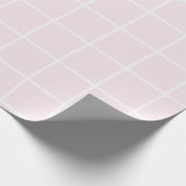 Elegantes Pink Square Wrapping Paper Geschenkpapier (Ecke)