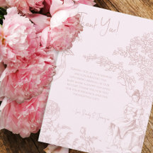 Elegantes Pink Toile Jouy Baby Shower Book Request