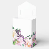 Elegantes Pink und Lila Pastel Floral Gevor Box Geschenkschachtel (Geöffnet)