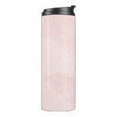 Elegantes Pink Watercolor Brautparty Mrs to Be Thermosbecher (Nach links gedreht)