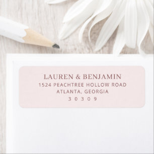 Elegantes Pinkes Minimalistisches Typografisch