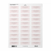 Elegantes Pinkes Minimalistisches Typografisch (Vorne)