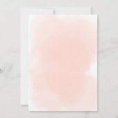 elegantes pinkfarbenes Girl-Foto Ankündigung (Rückseite)