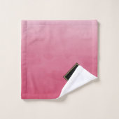 Elegantes Pinsel mit einfachem Goldmonogramm Badhandtuch Set (Waschlappen)