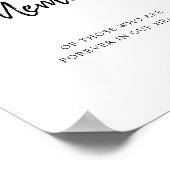 Elegantes Pinselskript für das Hochzeitssymbol des Poster (Ecke)