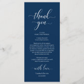 Elegantes Place Setting Dinner Party Danke Karte (Vorderseite)