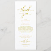 Elegantes Place Setting Dinner Party Danke Karte (Vorderseite)