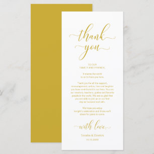Elegantes Place Setting Dinner Party Danke Karte