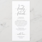 Elegantes Place Setting Dinner Party Danke Karte (Vorderseite)
