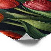 Elegantes Plakat der Blumen (Ecke)