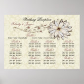 Elegantes Plakat für Sitzplakate (Vorne)